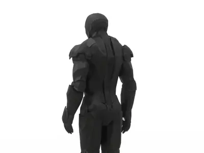 Iron Man Mark 2 Low-poly 3D model