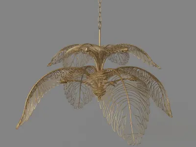 Wonder Eight Light Chandelier 3D model