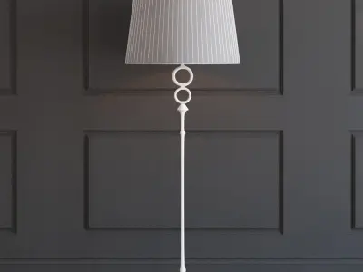 Aerin bristol floor lamp 3D model