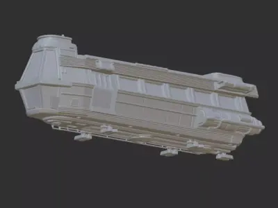 Star Wars - Andor - Ferrix Shuttle Ferry 3D print model