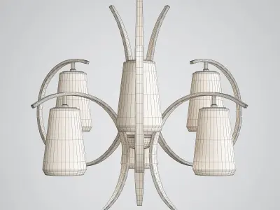 Bezier 6-Light 30 3D model