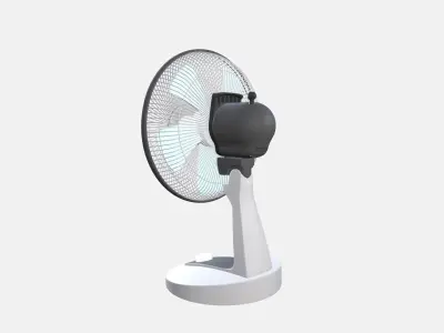 Rowenta Manual Table Fan 3D model