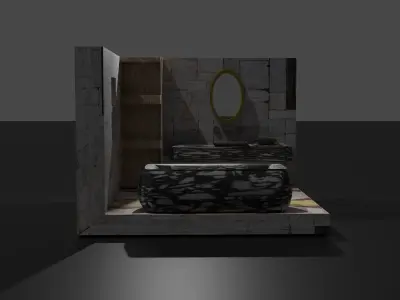 Minimalistic Bathroom  3D model
