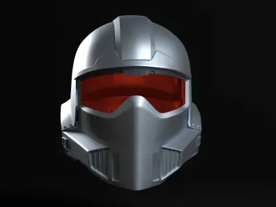 Hell driver Sci fi Helmet for Cosplay  3D print model