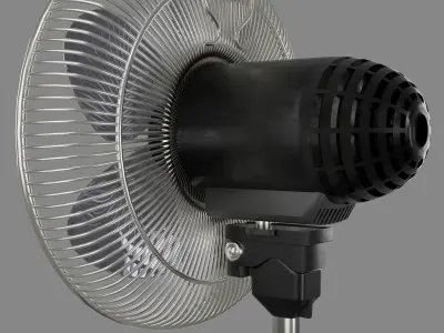 Floor fan 3D model