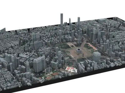 City of Cakarta 3D model