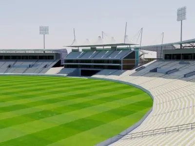 Rose Bowl Cricket Ground - England 3D model