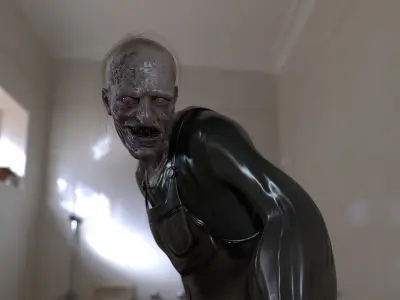 EDGAR THE CANNIBAL Low-poly 3D model