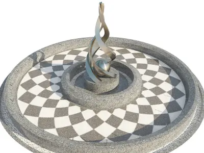 Fountain 10 3D model