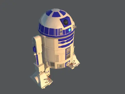 Robot r2d2  3D model