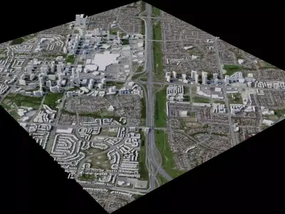 Mississauga - Canada 3D model