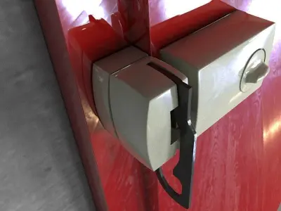 Door lock Free 3D model