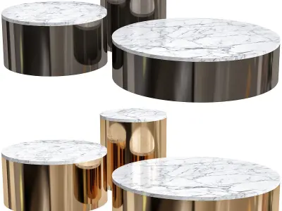 Set Of 3 Tables CITY 3D model