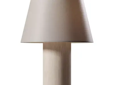 Colin King Travertine Table Lamp 3D model