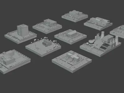 Low Poly Modern City Pack