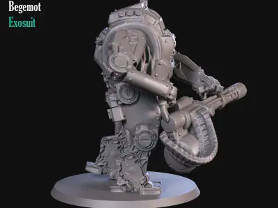 Begemot Exosuit 3D print model