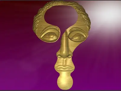 HUMAN  FACE 3D model