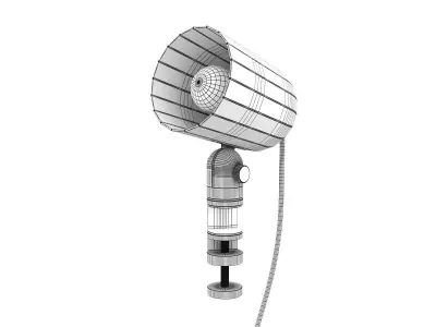 Noc Clamp Lamp 3D model