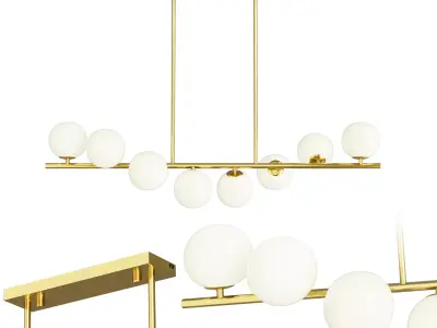 Chandelier Loft It Tely Low-poly 3D model