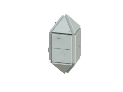 Sci Fi Object No 4412 Low Poly Low-poly 3D model