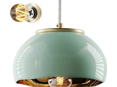 GILDED POPPY PENDANT from Shade of Light 3D model