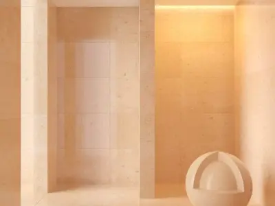 Marble wall 98 3D model