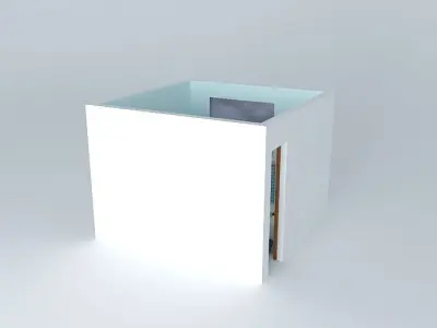 lizzorkut house with door Free 3D model