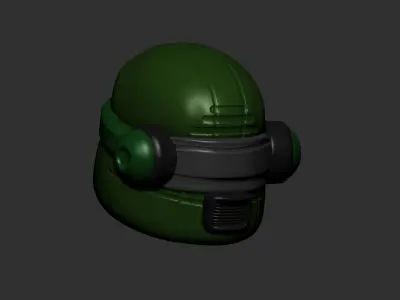 helmet high poly sculpt 3d printable ver 7 3D model 3D model 102