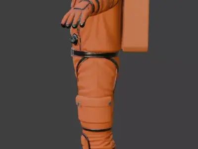 Astronaut Spacesuit 3D Model 3D model