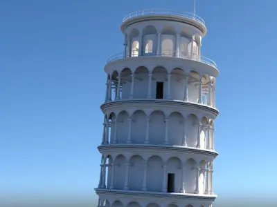 Leaning Tower Of Pisa 3D model