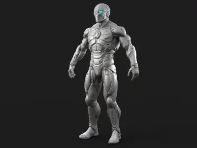 Sci-Fi Character Omega 3D model