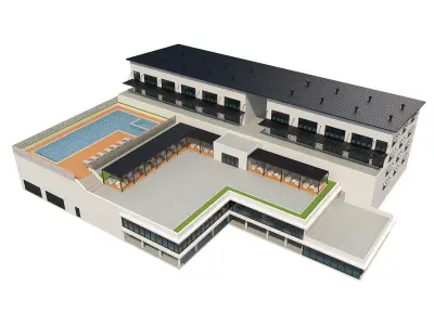 Health Club 1 3D model