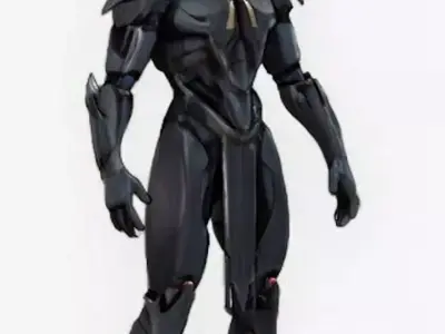 10 Sci-Fi Warrior Characters Bundle Robot Android Game Ready 3D Model Pack