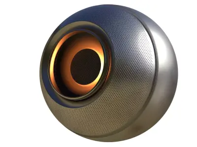 sci-fi sepakers 3D model