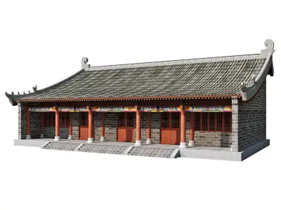 Japan Ancestral Hall 3D model