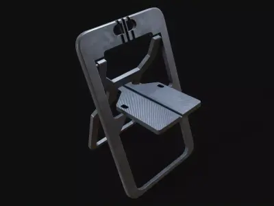 Folding Chair 01 Low-poly 3D model
