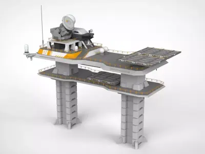 radar platform 2 3D model