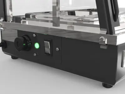 Hot Food Display 3D model