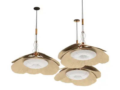 Uchiwa pendants 3D model