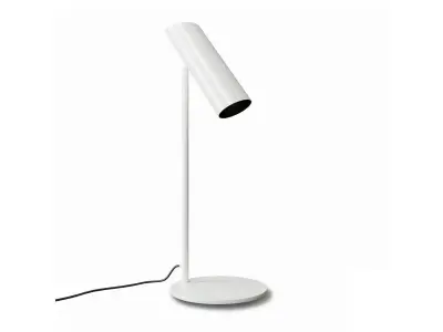 Modern Tube Table Lamps White and Black 3D model