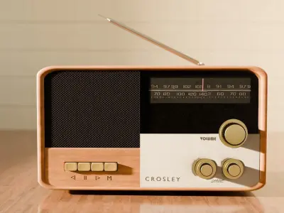 Old Clasic Radio   3D model