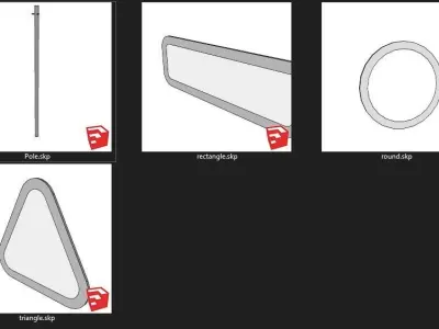 Street sign Free 3D model