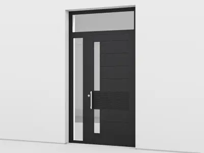 Aluminium door 153 3D model
