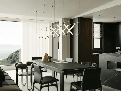 apartment interior scenes    3D model 18