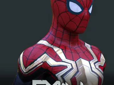 Spider-Man No Way Home Upgraded Integrated Suit 3D model