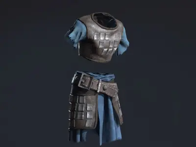Light Armor Low-poly 3D model
