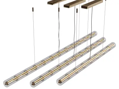 Luce Cilindrica S1 Pendant Lamp by Flos 3D model