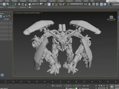 Transformer Rampage High Quality 3Ds Model 3D model