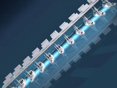 Highway pay toll building 3D model