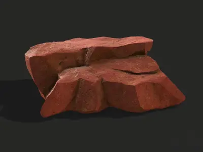 Mountain Rocks - 3D Models PBR Pack 03 Low-poly 3D model